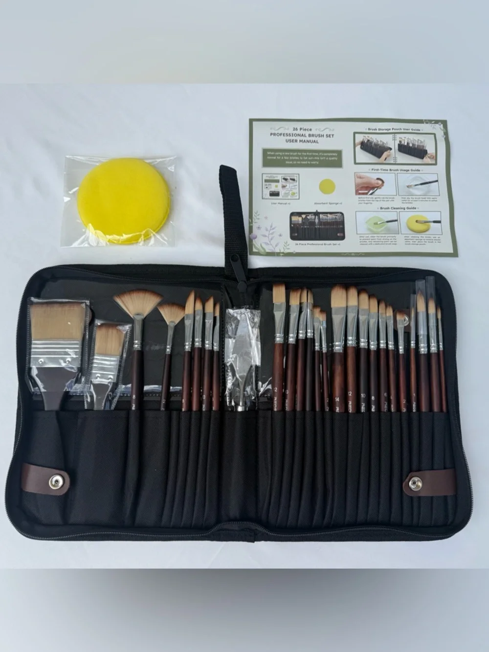 26 PCS Paint Brush Set 🖌️ 🎨🎨